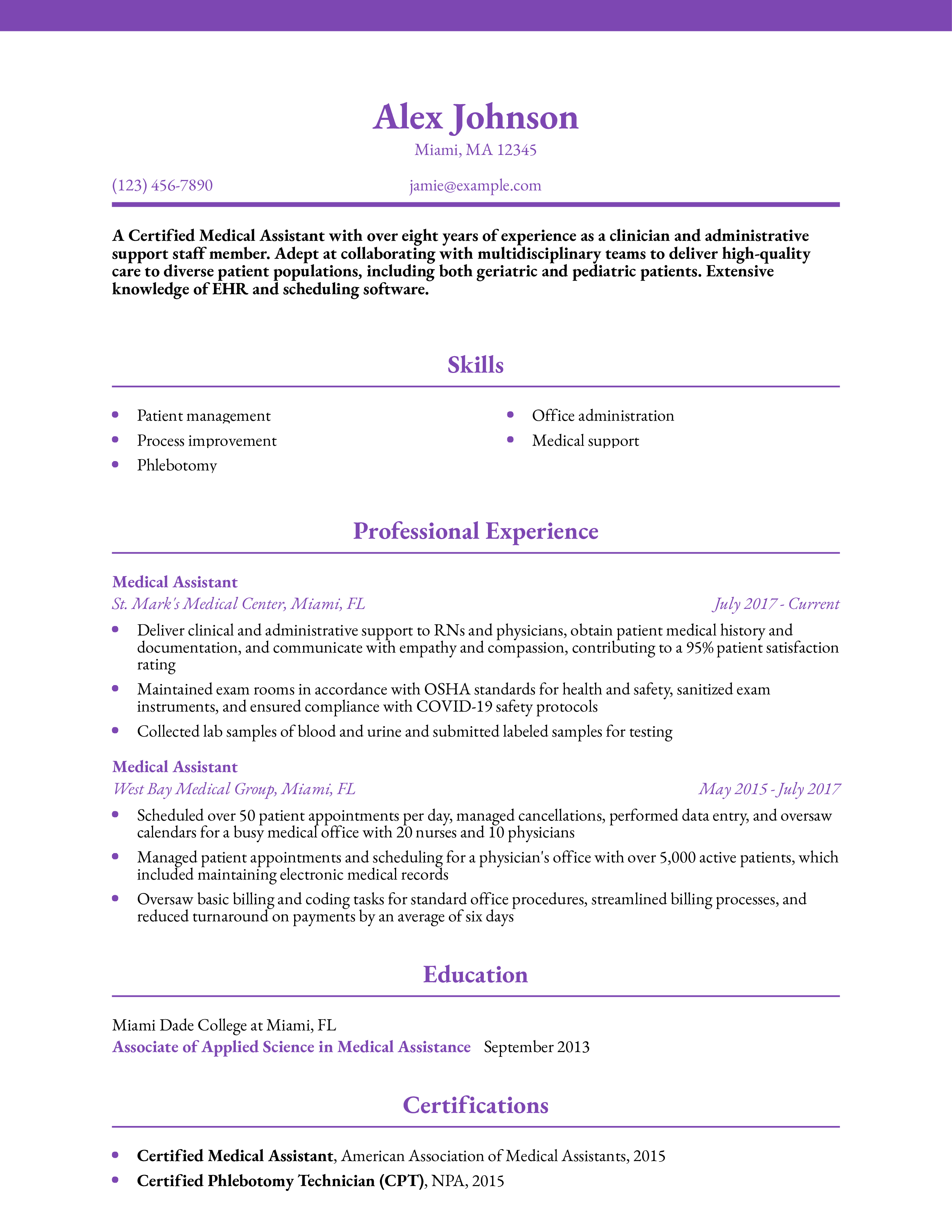 resume
